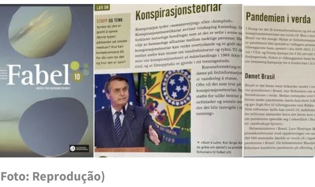 Editado na Noruega o primeiro livro didático com Bolsonaro como genocida