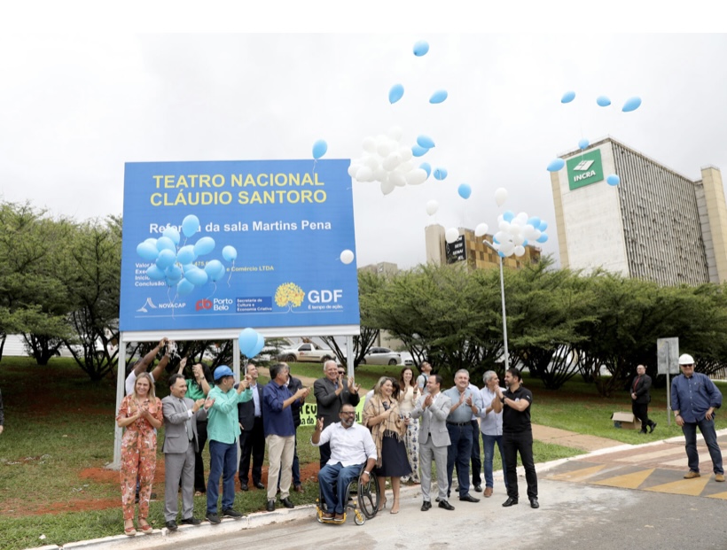 GDF inicia reforma da Sala Martins Pena do Teatro Nacional