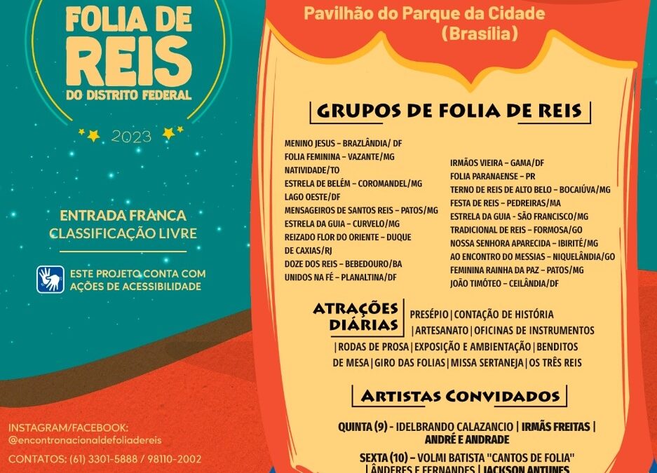 Momentos de fé, arte e cultura no Encontro Nacional de Folias no DF