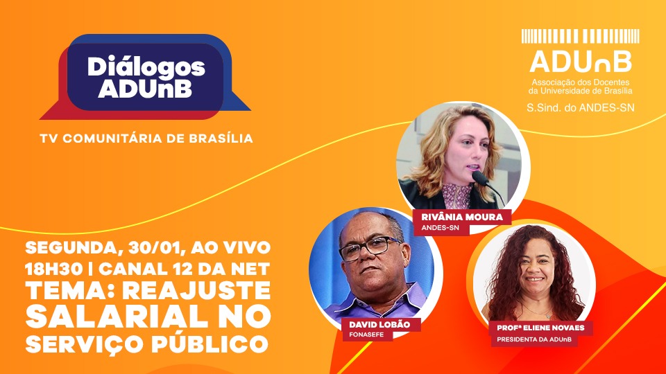 Na tela da TVComDF, a luta dos professores da UnB por reajuste salarial