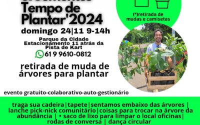 Programação da 6ª Feira de Mudas & Sementes Tempo de Plantar 2024