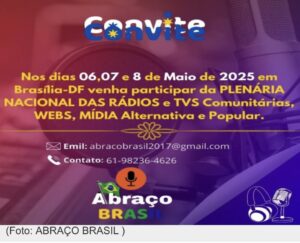 Leia mais sobre o artigo Abraço e TV Comunitária de Brasília vão realizar Plenária Nacional das Rádios e TVs Comunitárias, Webs, Mídia Alternativa e Popular
