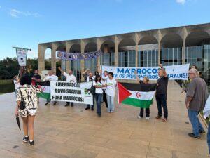 Leia mais sobre o artigo Ato pela libertação do povo saaraui vai da Catedral até o Itamaraty