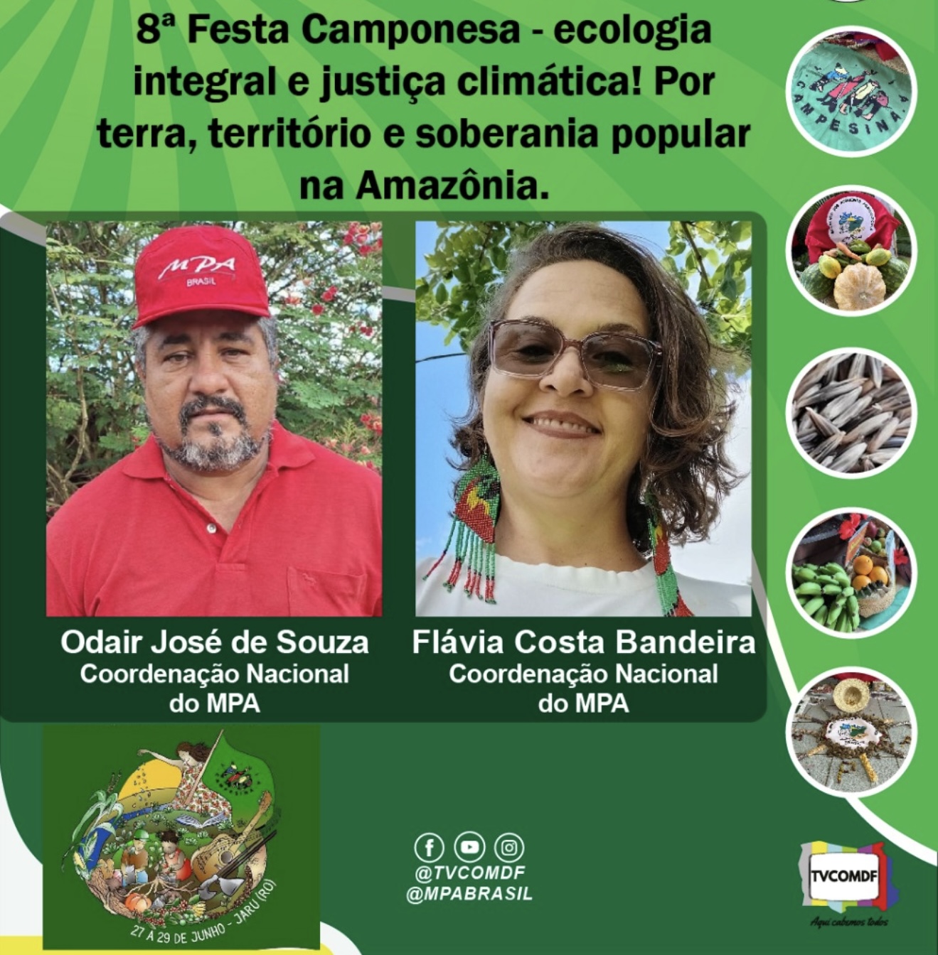 No momento, você está visualizando 8ª Festa Camponesa foi tema de debate no TV MPA