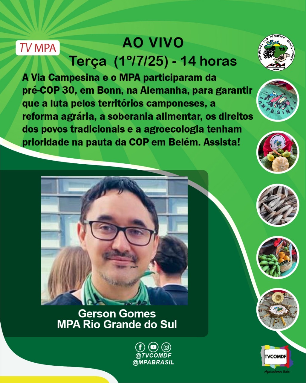 No momento, você está visualizando Resultados de Bonn escancaram desafio que Brasil terá na COP30. Saiba mais no TV MPA de terça, dia 1º de julho