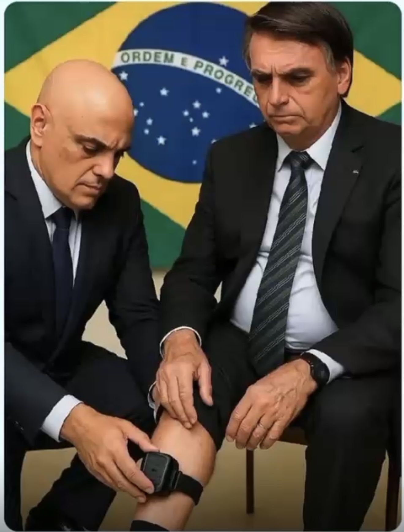 No momento, você está visualizando TOC, TOC, TOC: a Polícia Federal põe tornozeleira do golpista Bolsonaro