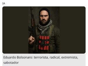 Leia mais sobre o artigo Eduardo Bolsonaro: terrorista, radical, extremista, sabotador