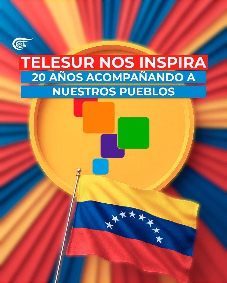 No momento, você está visualizando 20º aniversário da teleSUR: Voz dos Povos do Sul Global