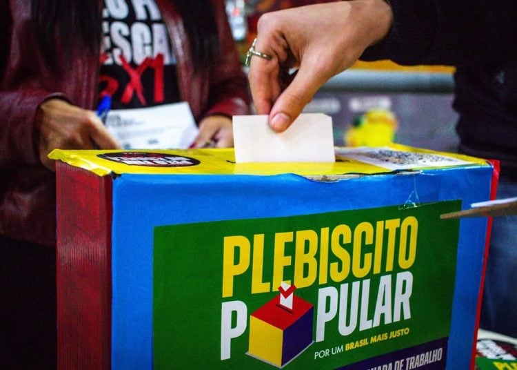 No momento, você está visualizando Vote no Plebiscito Popular por meio eletrônico ou em urna física em vários locais