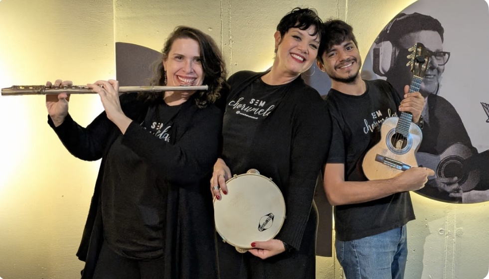 No momento, você está visualizando ARTE NA PRAÇA: Grupo Sem Chorumelas leva chorinho à Praça das Artes, em Sobradinho,  no sábado, dia 1º