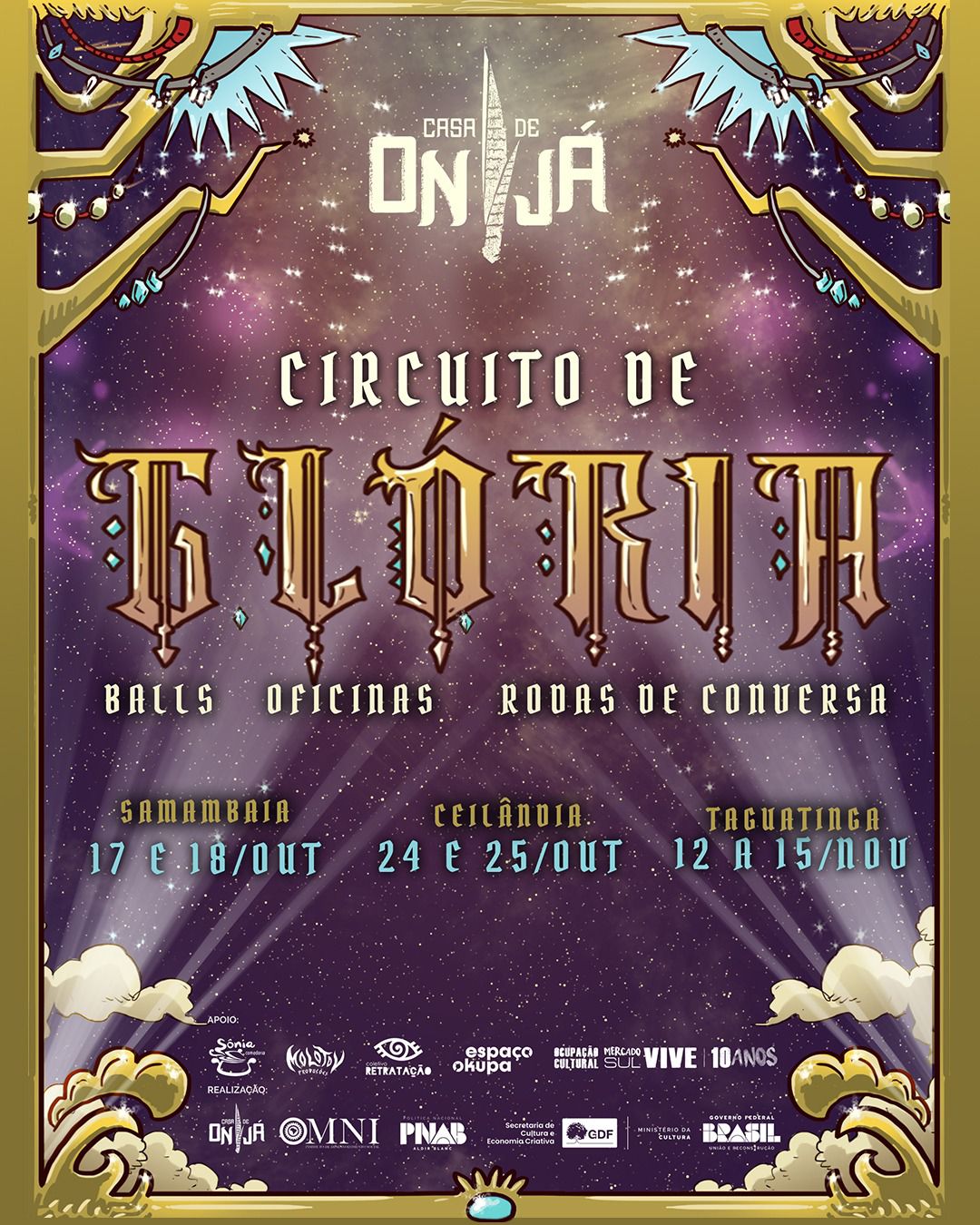 No momento, você está visualizando Circuito de Glória: arte, cultura e resistência LGBTQIAPN+ ocupam as periferias do DF