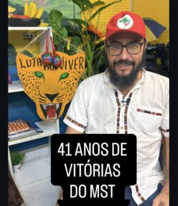 Leia mais sobre o artigo Marco Baratto fala sobre a luta do MST no DF e Entorno e dos 41 anos de vitória do MST Brasil