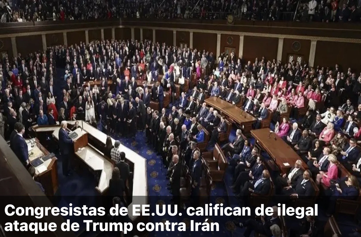 Leia mais sobre o artigo Legisladores dos EUA condenam o ataque de Trump ao Irã como ilegal