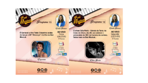 Leia mais sobre o artigo Baú Musical recebe a cantora Célia Porto e o cantor Crizostmo