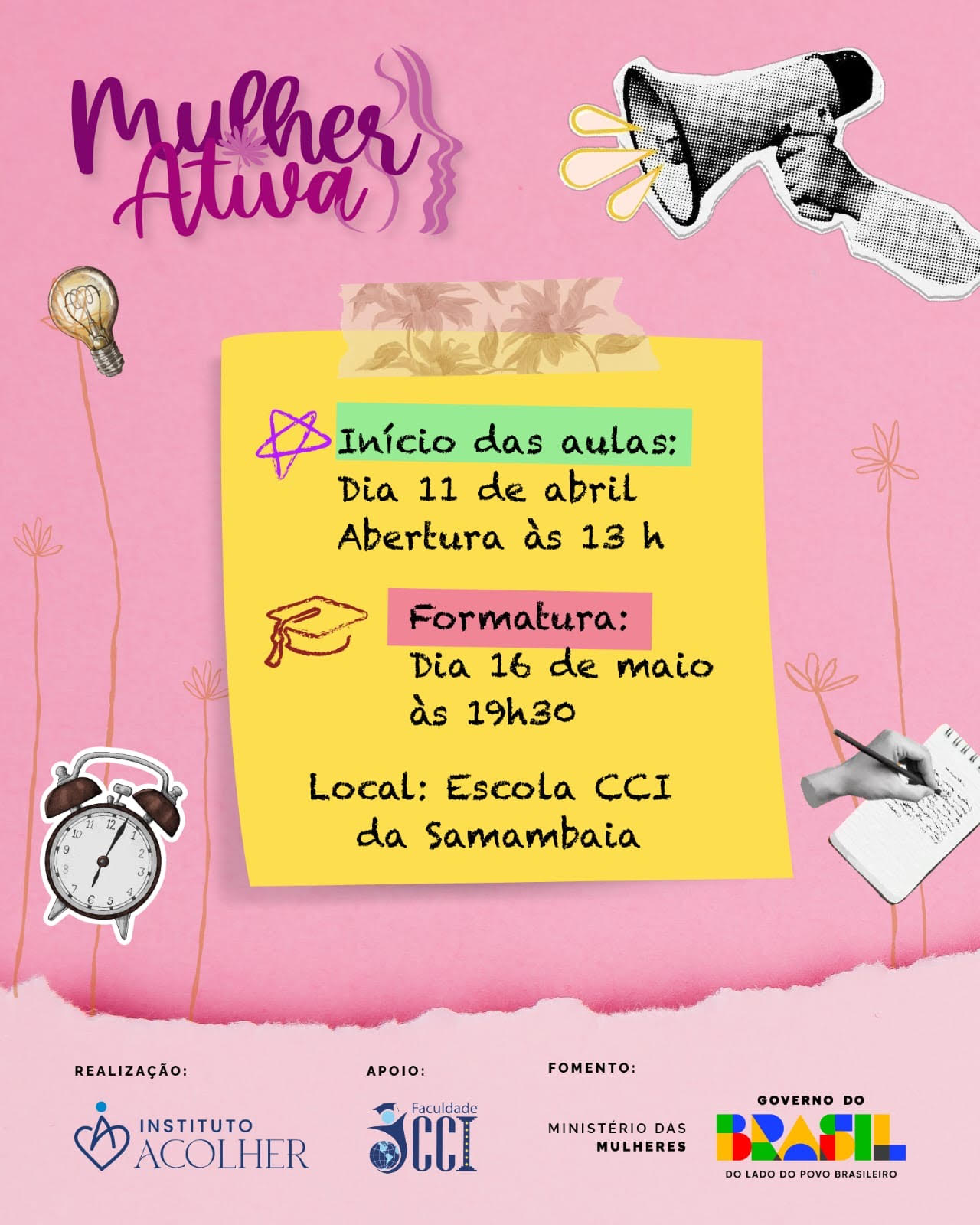 Leia mais sobre o artigo Projeto “Mulher Ativa” inicia capacitação profissional gratuita para 50 mulheres em Samambaia