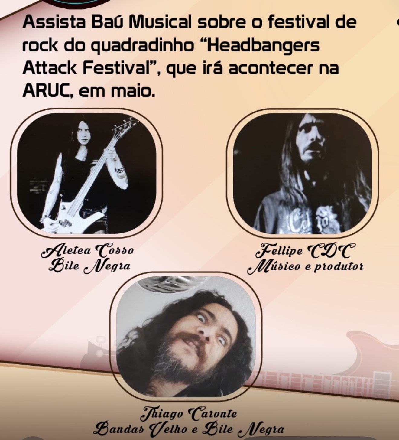 No momento, você está visualizando O 22º Festival de Rock Headbangers Attack será na ARUC, na sext-feira, dia 16 de maio