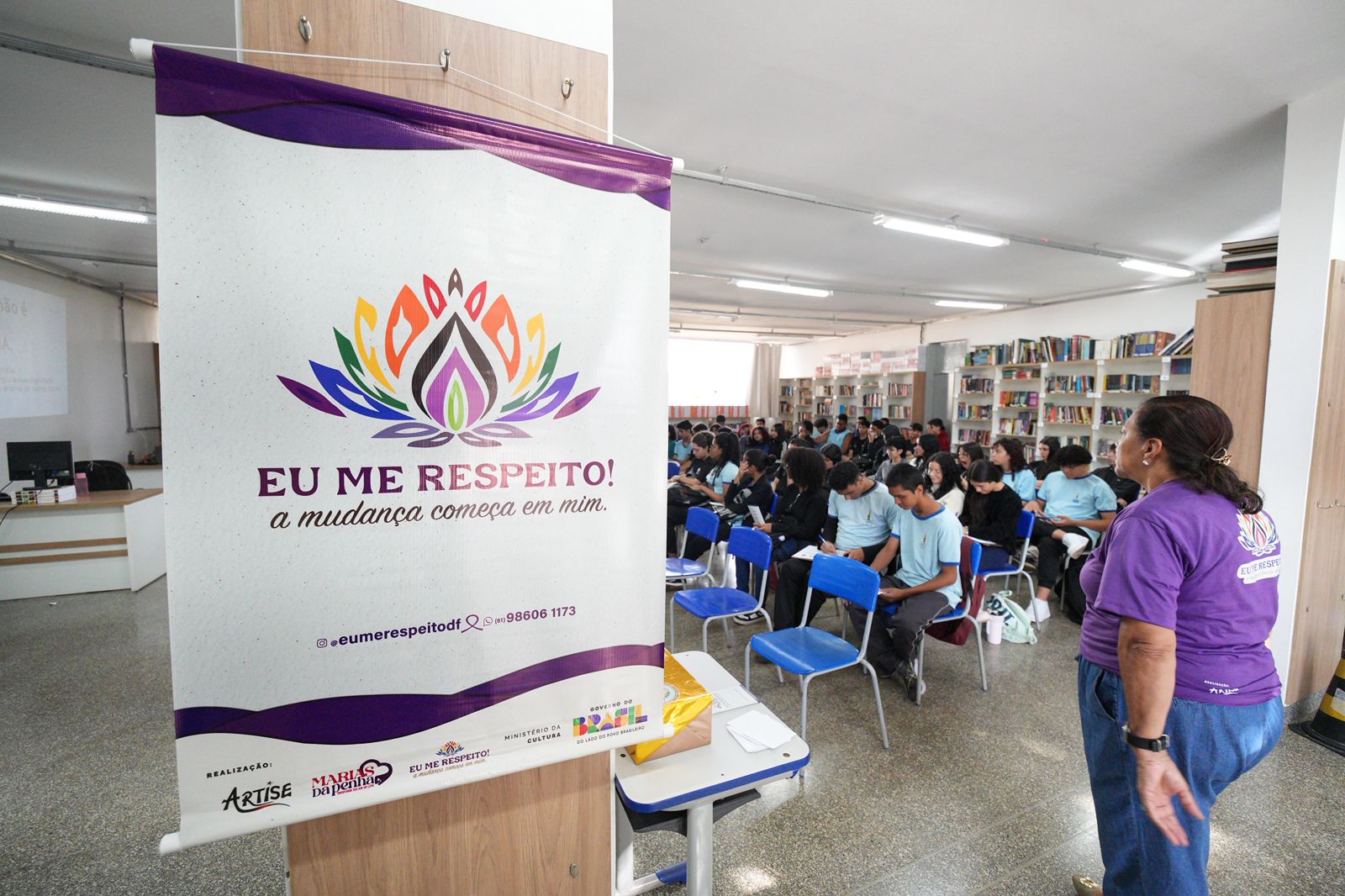 No momento, você está visualizando Projeto “Eu Me Respeito – A Mudança Começa Em Mim” promove ciclo de palestras sobre autorespeito e enfrentamento à violência
