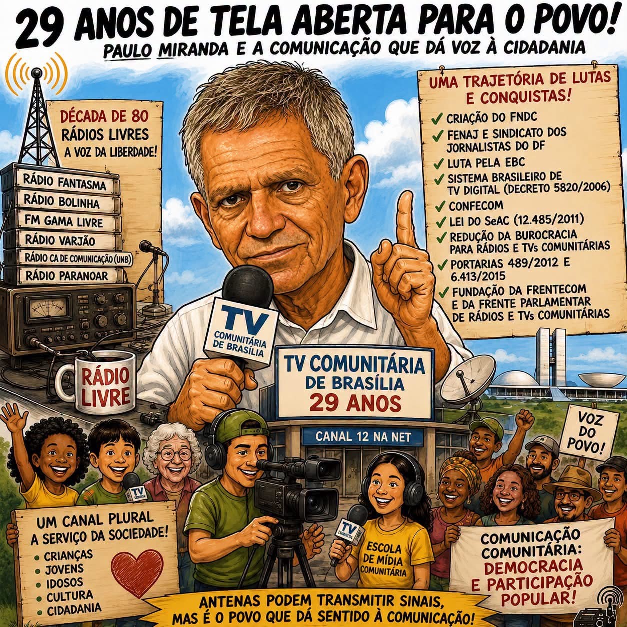 Leia mais sobre o artigo Paulo Miranda e a longa marcha da comunicação popular