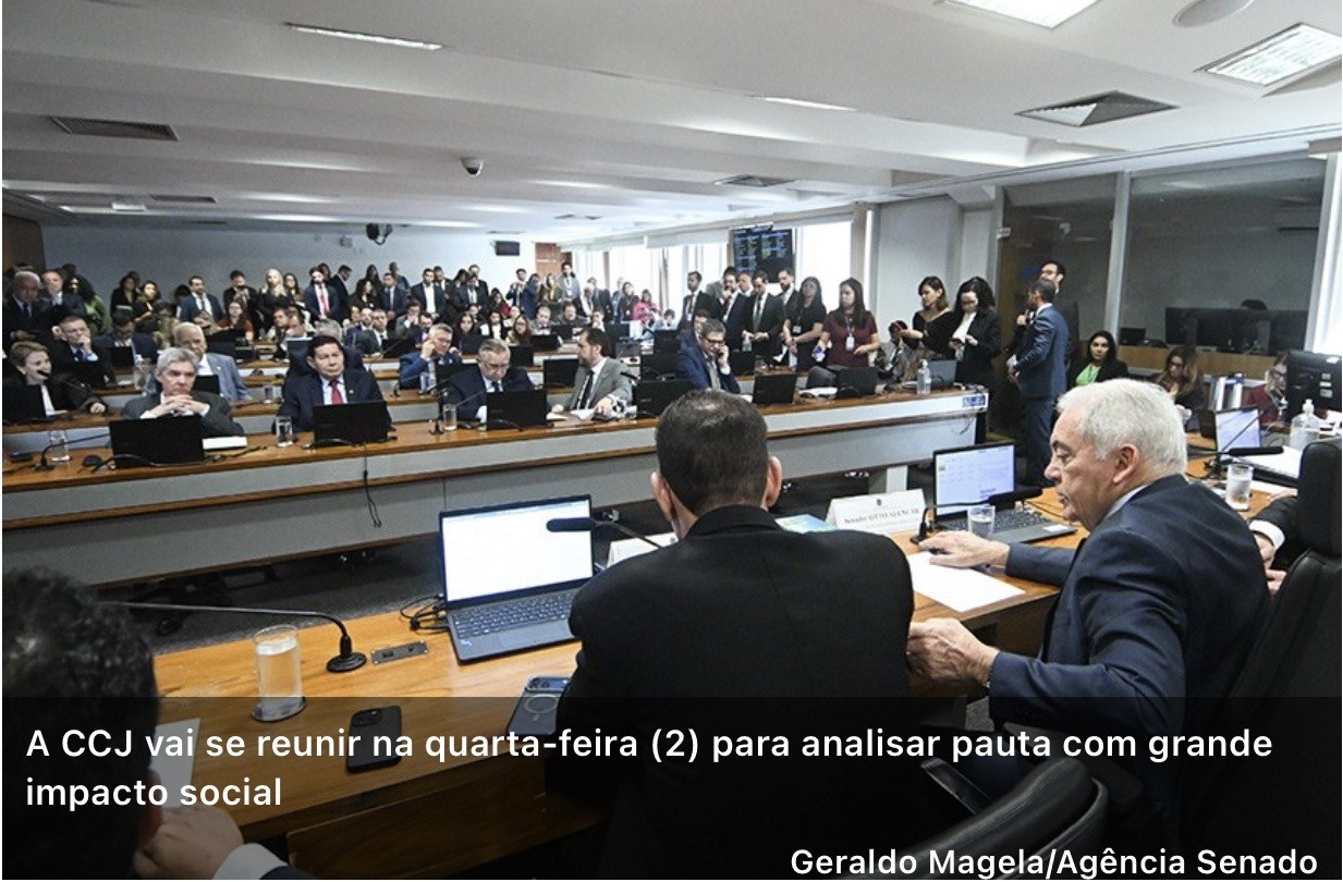 No momento, você está visualizando Pauta da CCJ reúne escala 6×1, segurança e regras de trânsito