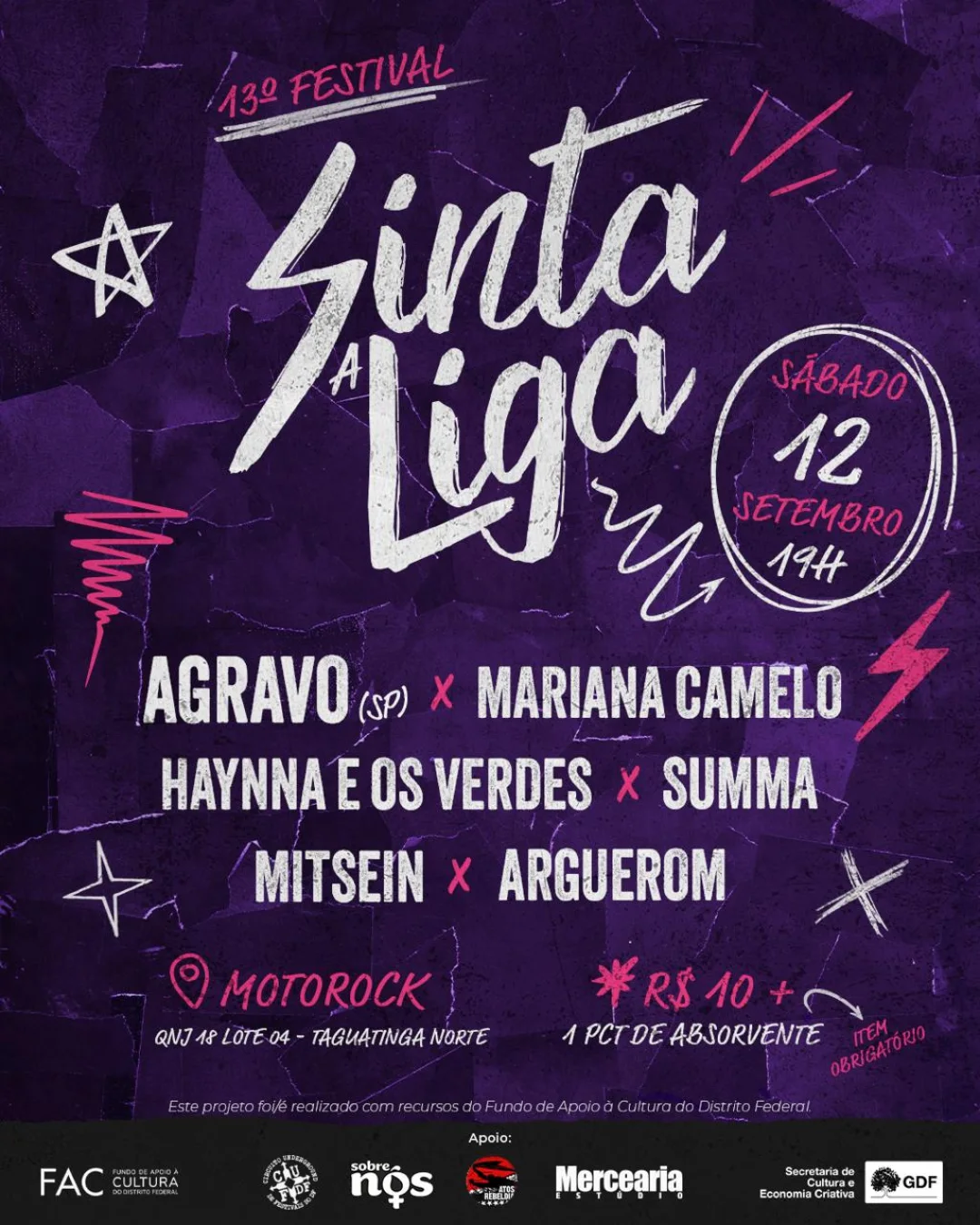 No momento, você está visualizando Festival “Sinta a Liga” mostra o poder do rock feminino no DF
